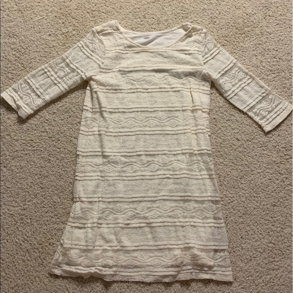 Cream laced dress